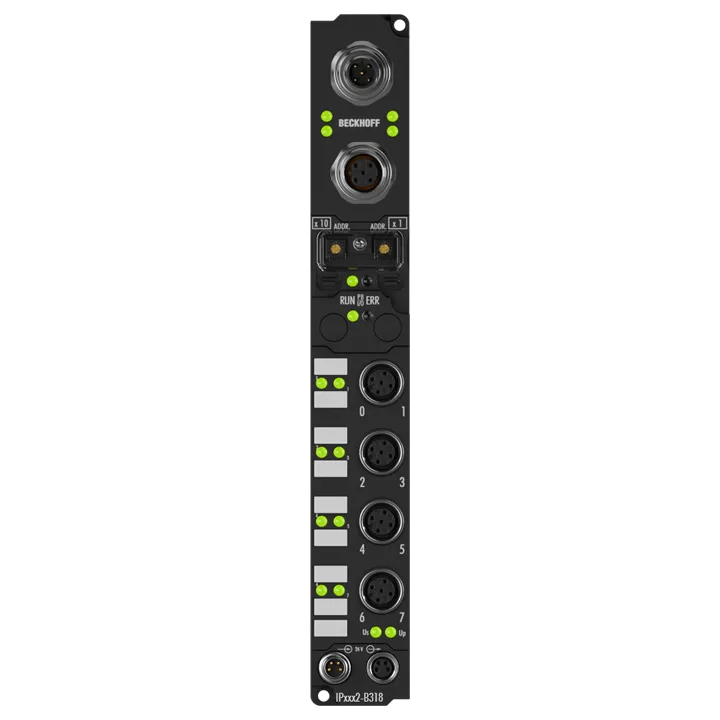 Beckhoff IP4132-B310 Fieldbus Box, 4-channel analog output, PROFIBUS, voltage, ±10 V, 16 bit, differential, M12