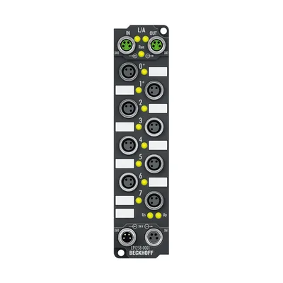 Beckhoff EP1258-0001 EtherCAT Box, 8-channel digital input, 24 V DC, 1 µs, M8, timestamp